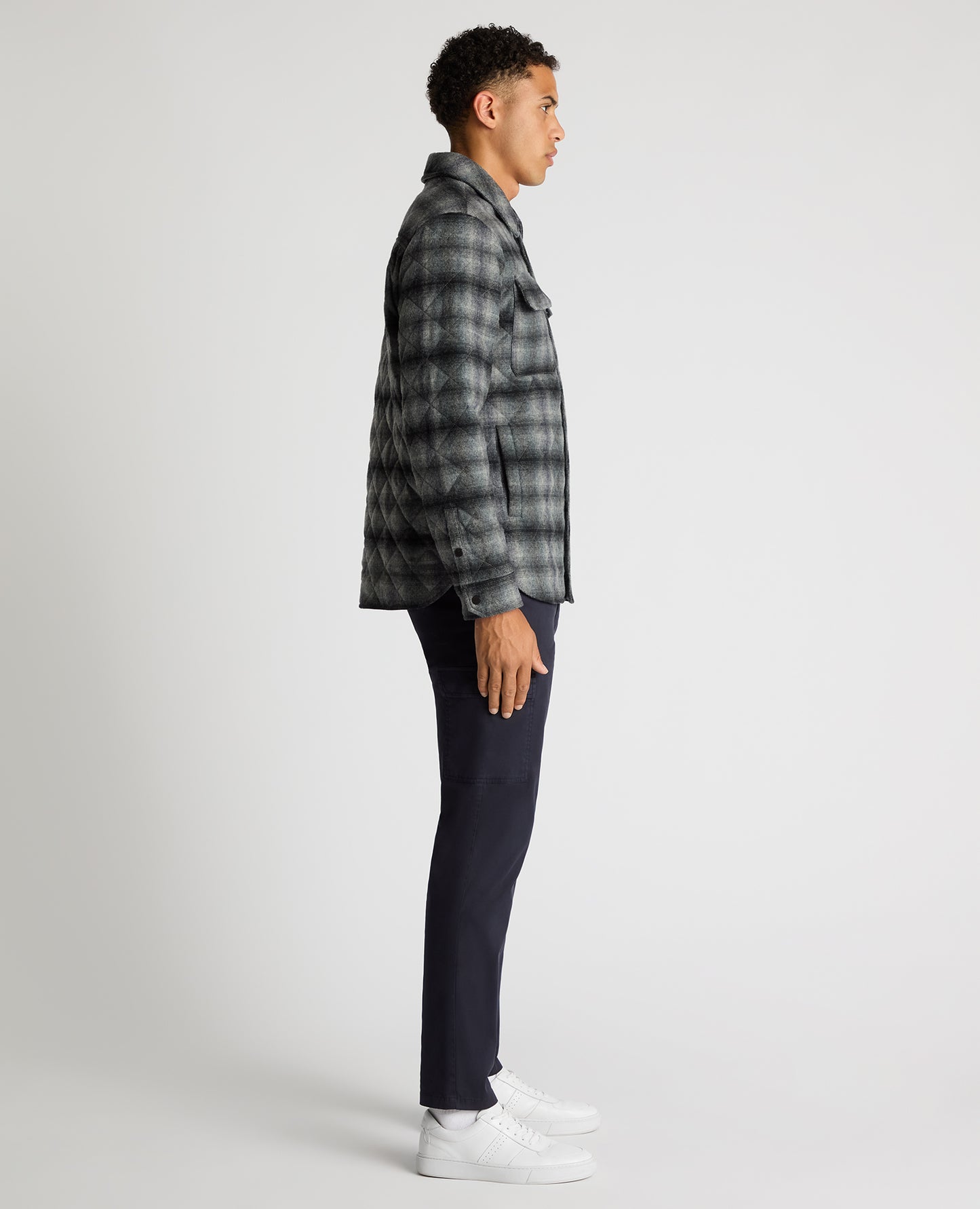 Remus Uomo 80709 78 Navy Griffin Quilted Jacket
