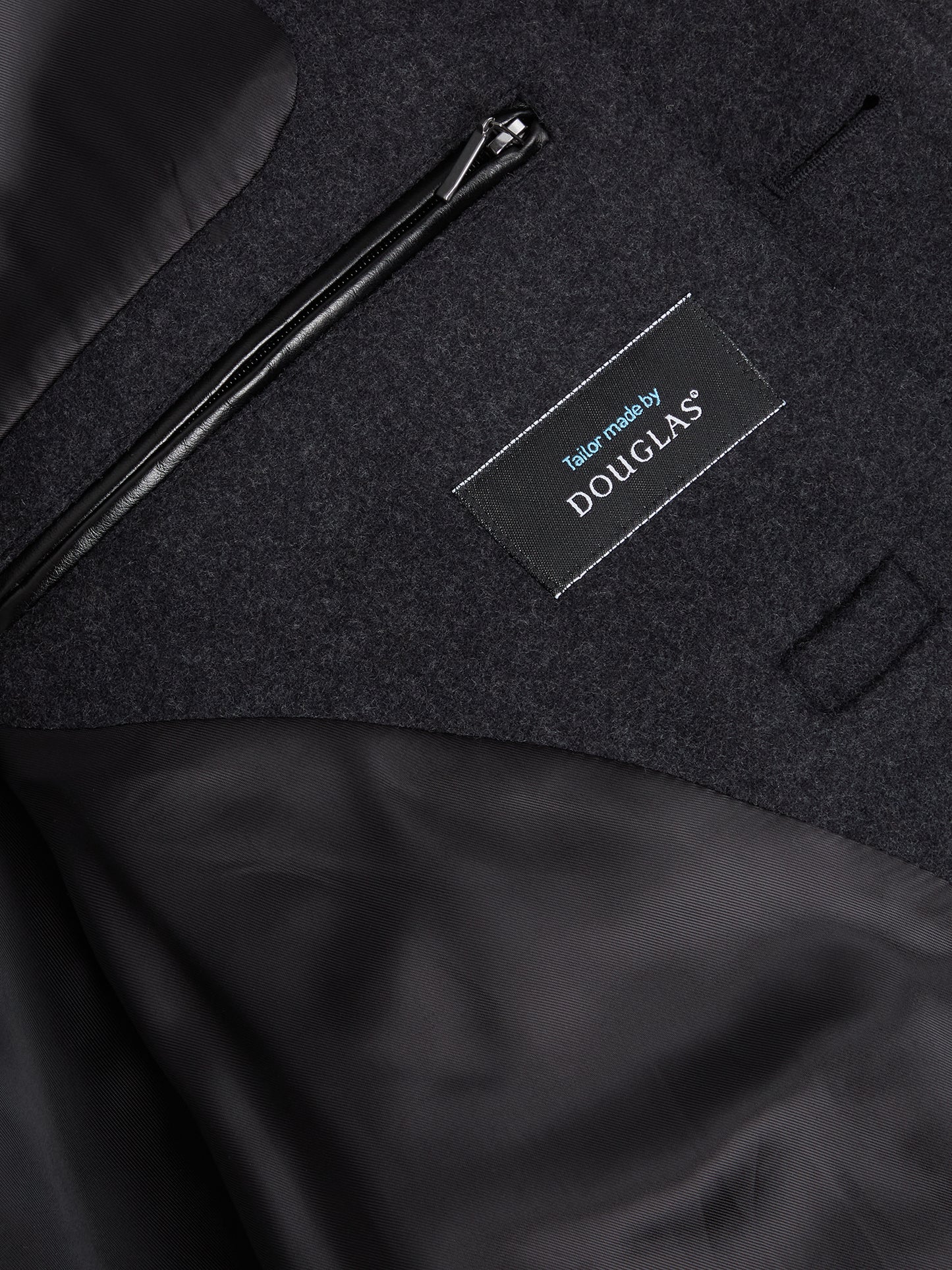 Douglas 90353 09 Charcoal Hemsworth Overcoat