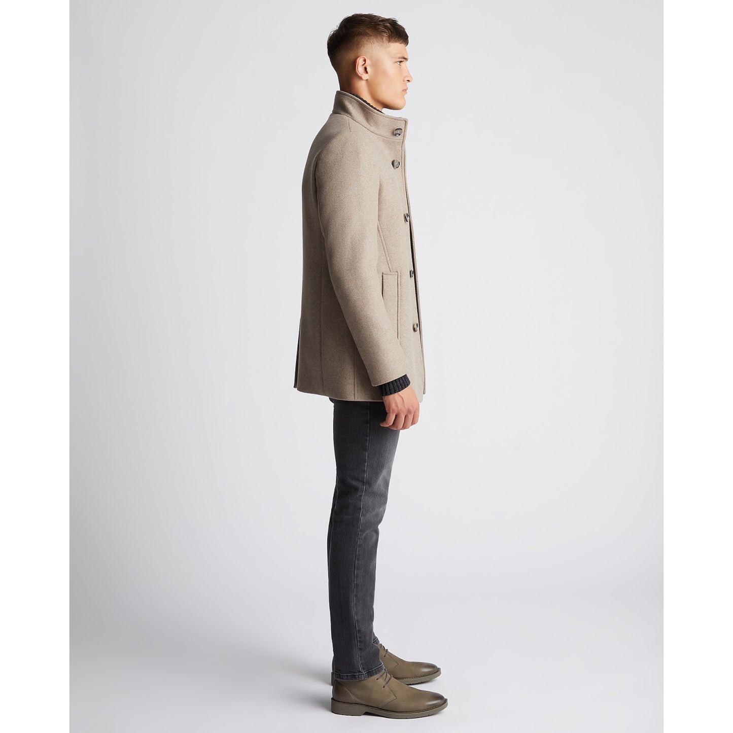 Remus Uomo 90374 96 Fawn Jonah Overcoat