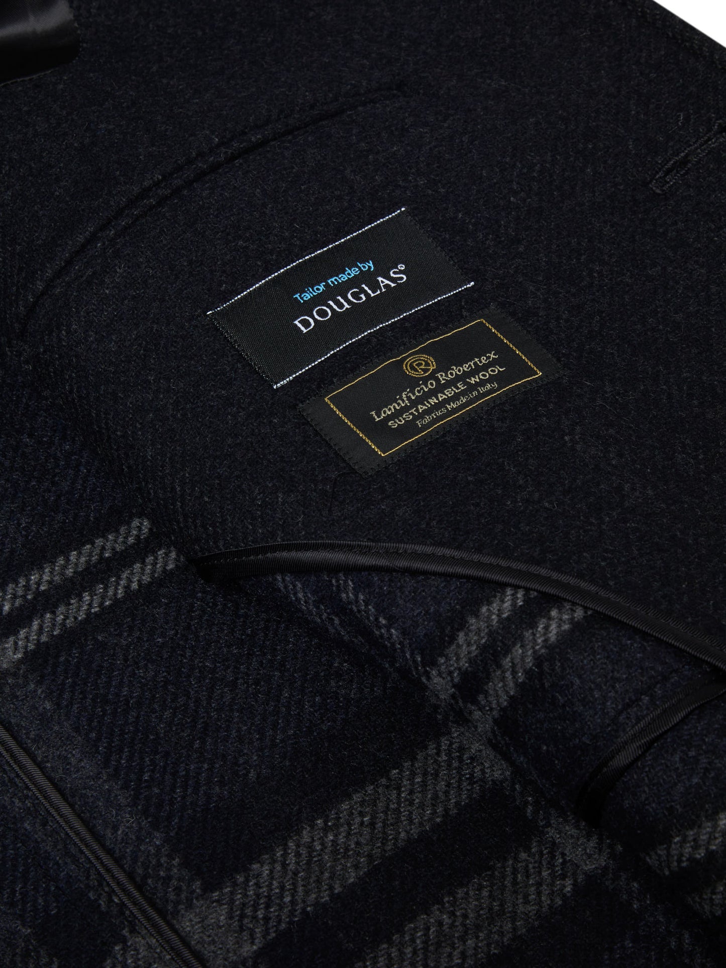 Douglas 90556 79 Navy Edwards Overcoat