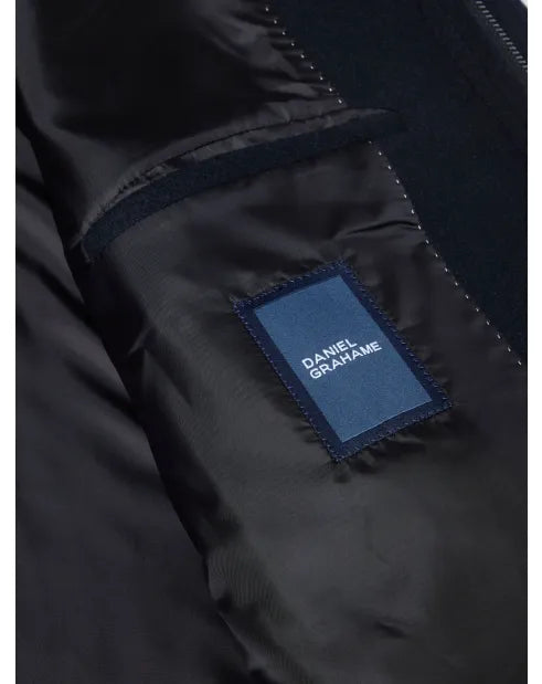 Daniel Grahame 90617 79 Navy Overcoat