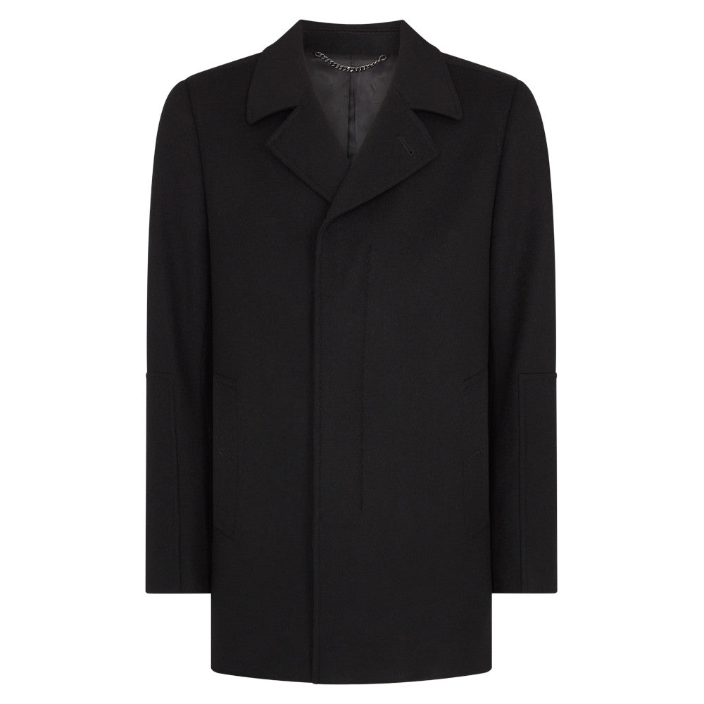 Remus Uomo 90700 00 Black Lochlan Overcoat