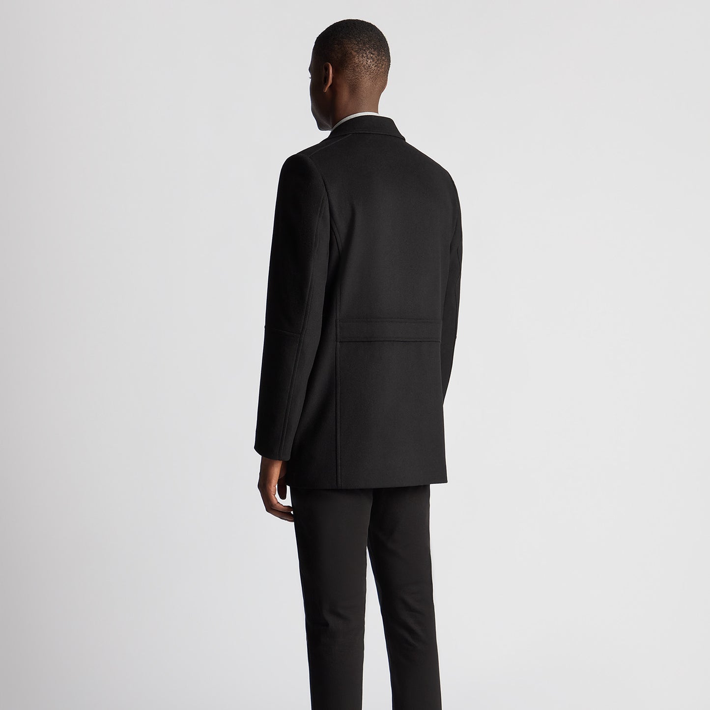 Remus Uomo 90700 00 Black Lochlan Overcoat