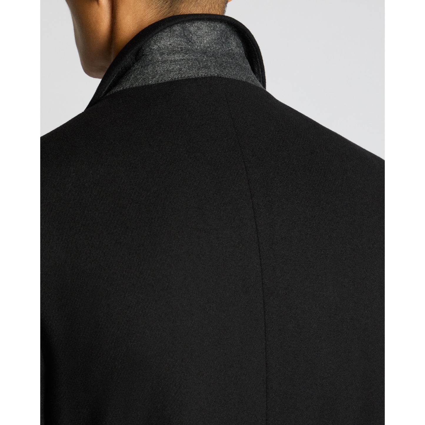 Remus Uomo 90701 00 Black Kayden Overcoat