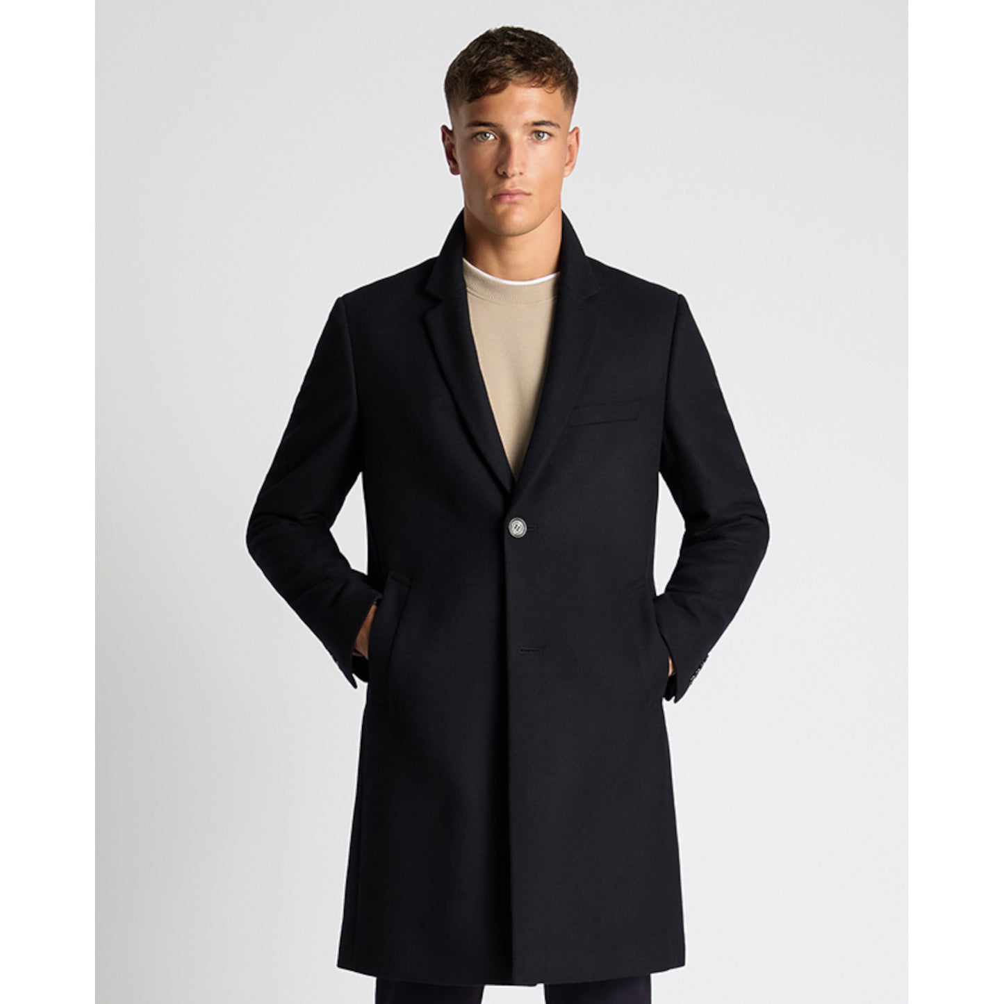Remus Uomo 90701 79 Navy Kayden Overcoat