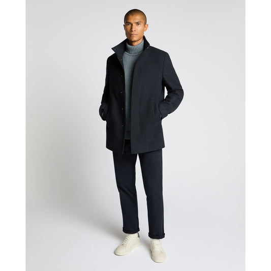 Remus Uomo 90711 29 Dark Blue/Black Jacob Overcoat