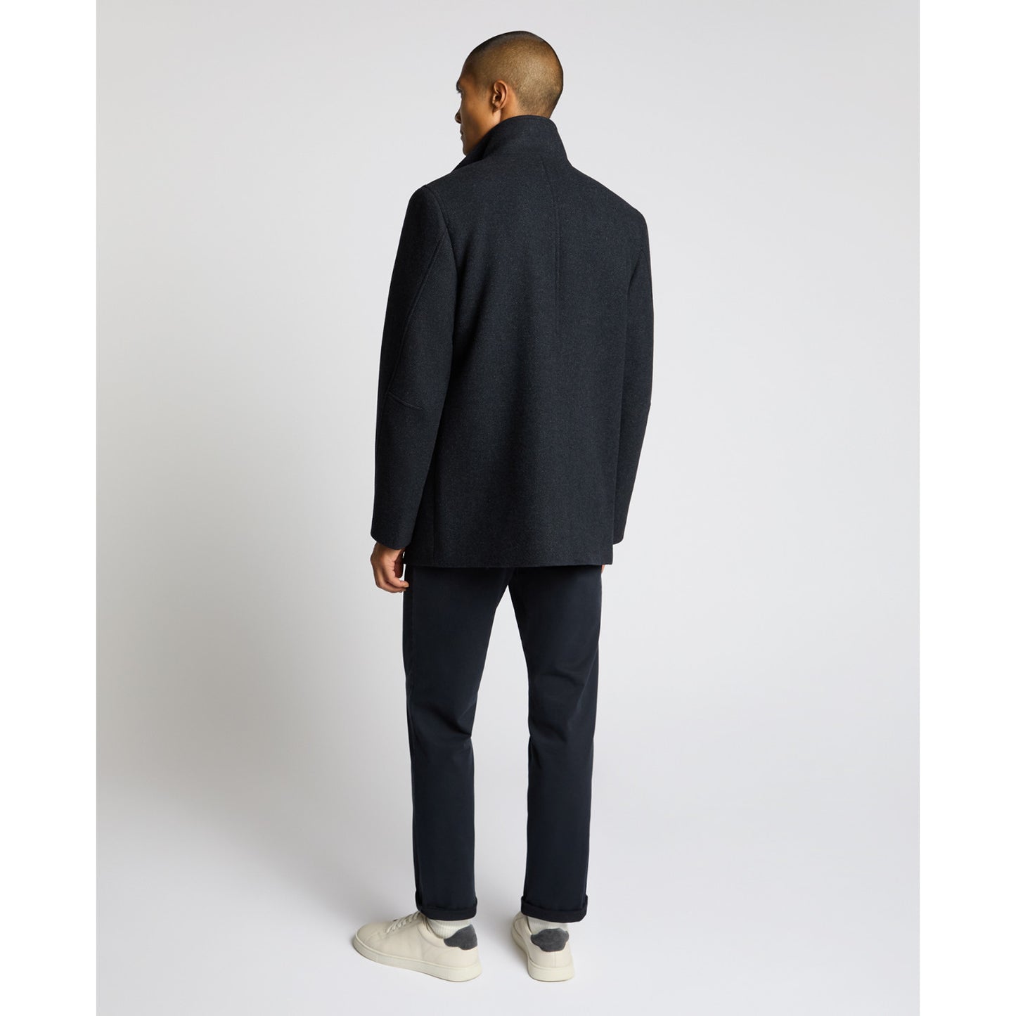 Remus Uomo 90711 29 Dark Blue/Black Jacob Overcoat