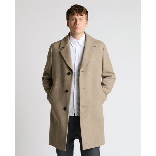 Remus Uomo 90712 96 Fawn Dylan Overcoat
