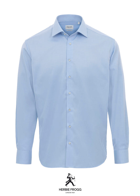 Herbie Frogg 52159 Plain Blue Modern Fit Shirt