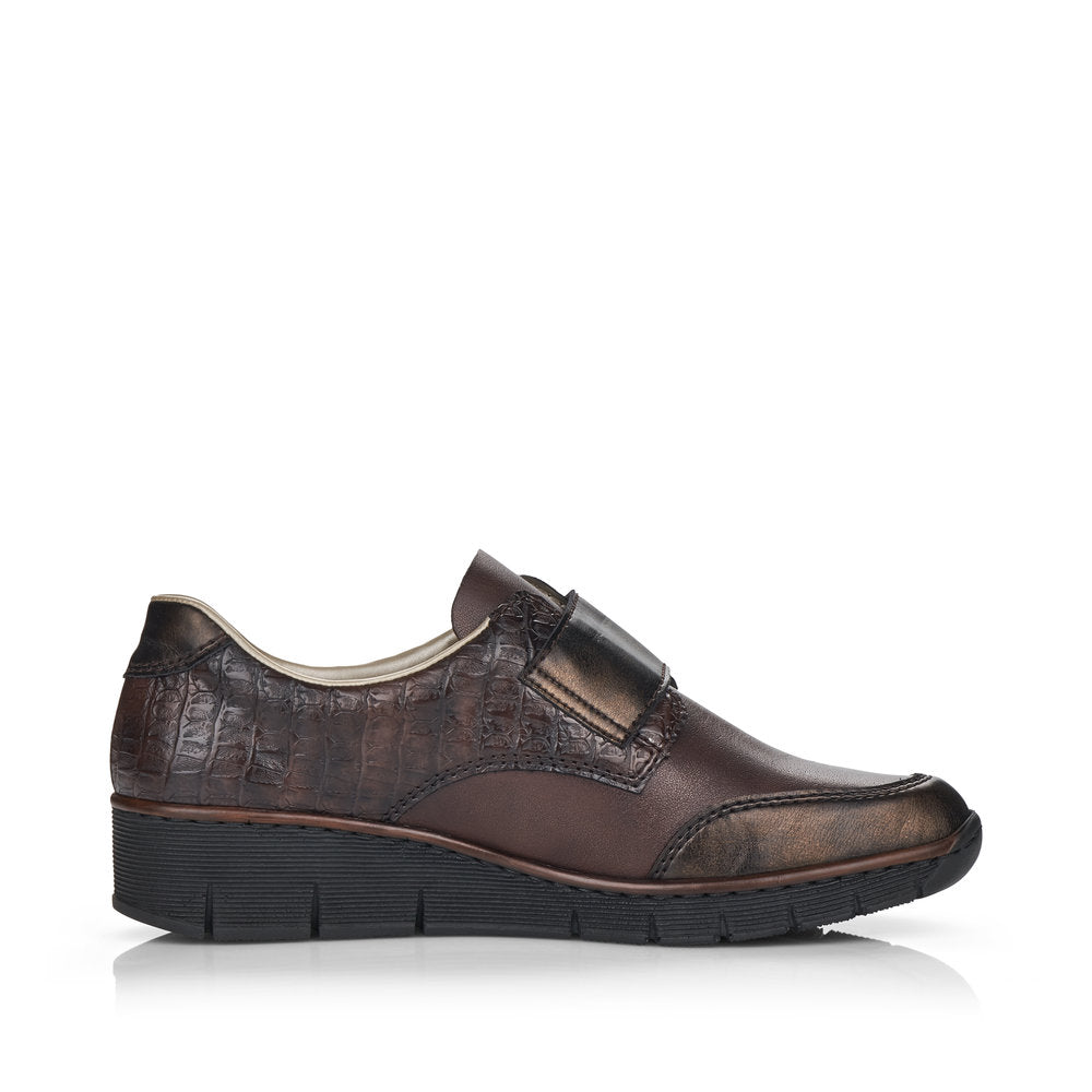 Rieker 53750-25 Doris Antique/Merbau/Nougat Casual Shoes