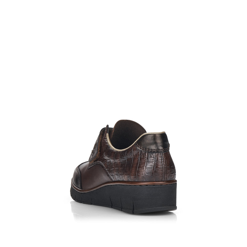 Rieker 53750-25 Doris Antique/Merbau/Nougat Casual Shoes