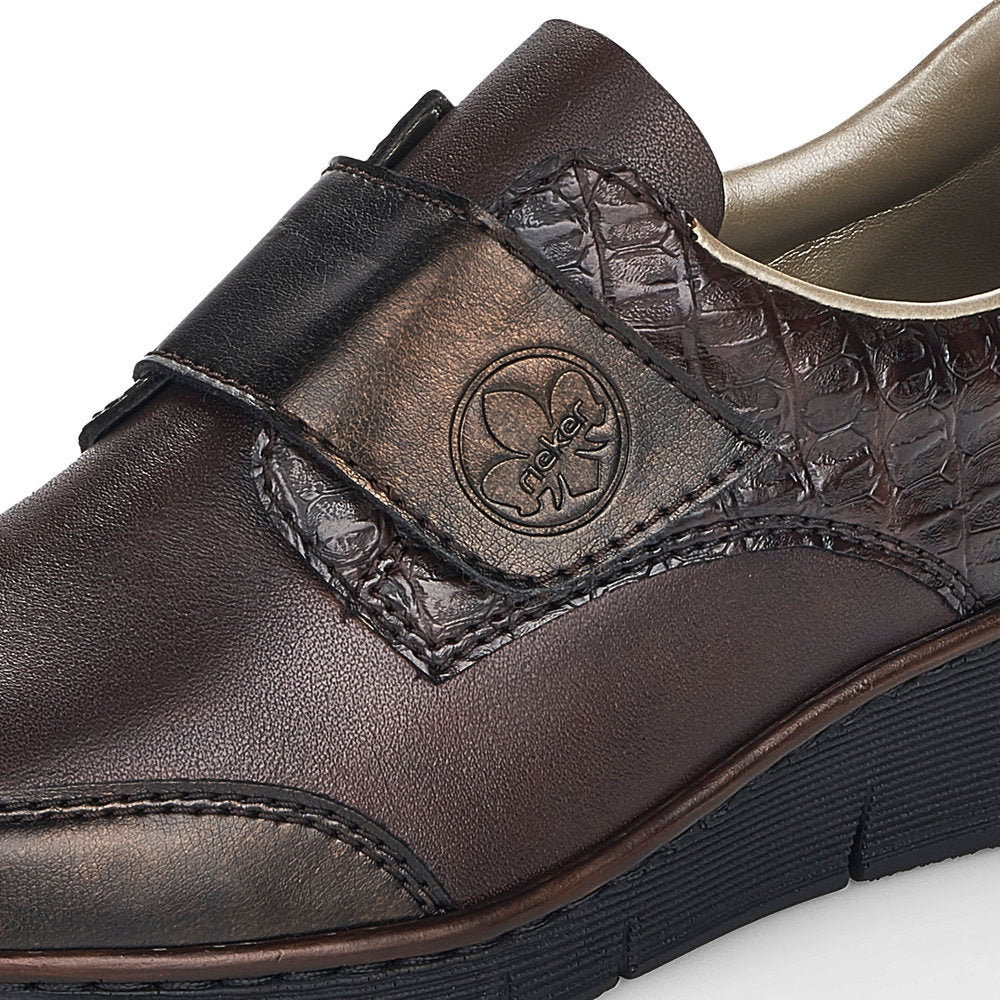 Rieker 53750-25 Doris Antique/Merbau/Nougat Casual Shoes