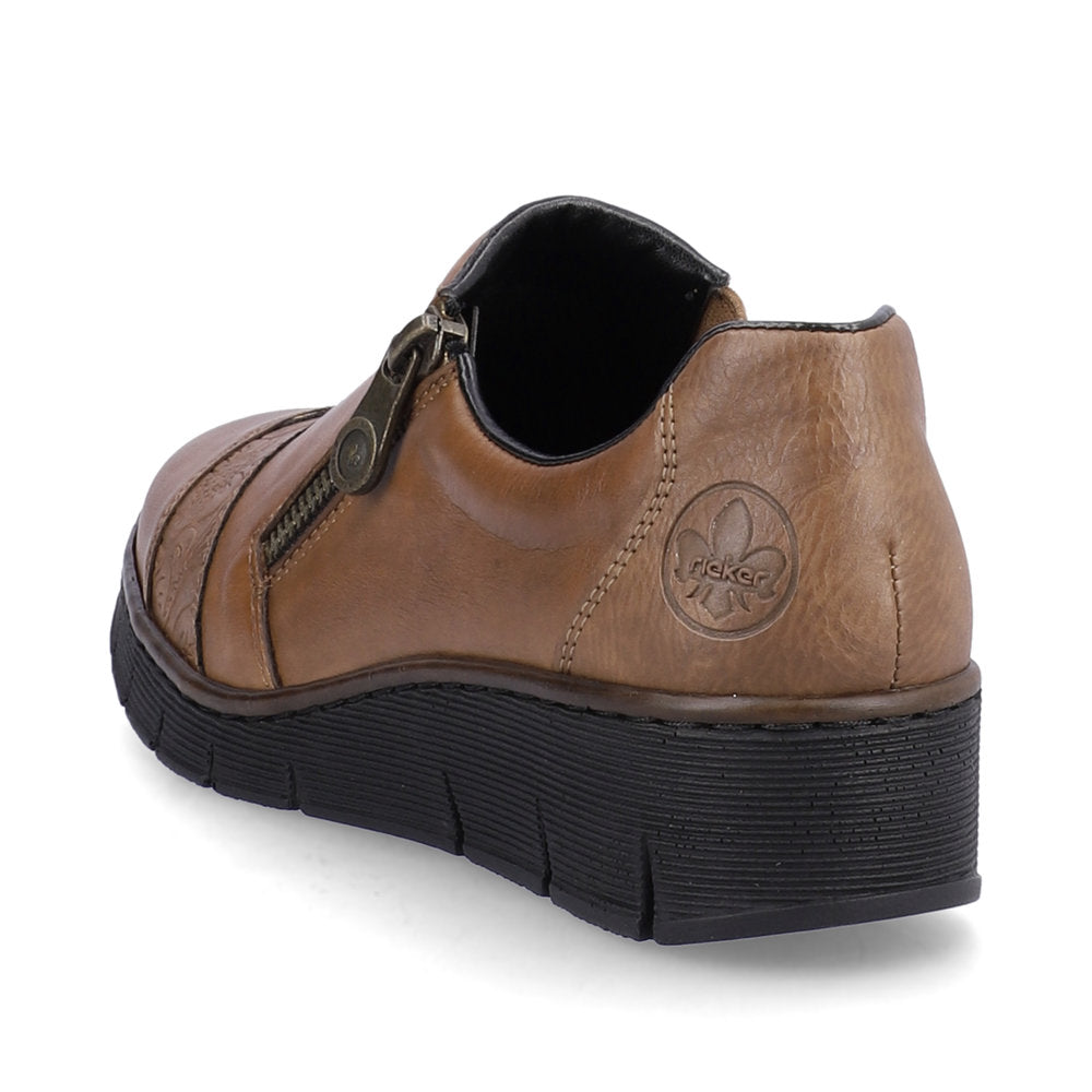 Rieker 53761-24 Doris Nutmeg/Chestnut Casual Shoes