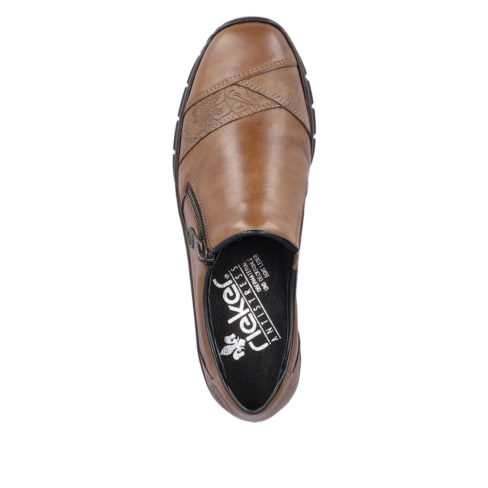 Rieker 53761-24 Doris Nutmeg/Chestnut Casual Shoes