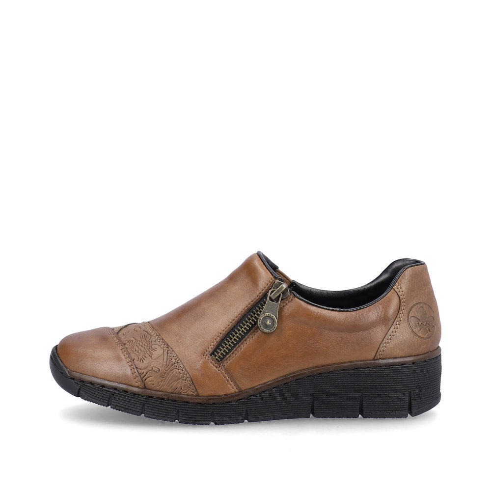 Rieker 53761-24 Doris Nutmeg/Chestnut Casual Shoes