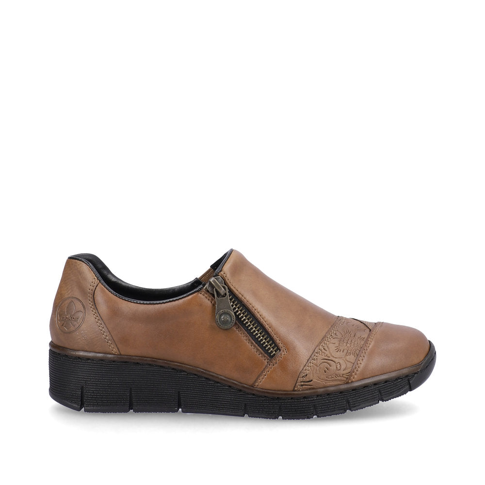 Rieker 53761-24 Doris Nutmeg/Chestnut Casual Shoes