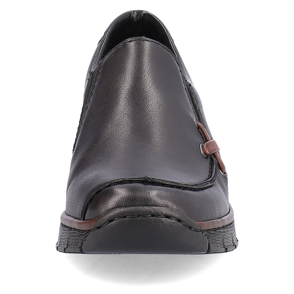 Rieker 53783-00 Doris Black/Brandy/Black Casual Shoes