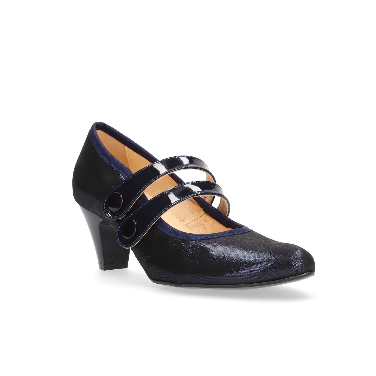Bioeco By Arka 5536 2558+0355 Navy Shimmer Dress Shoes