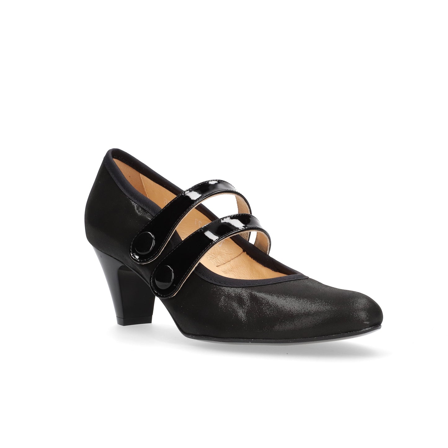 Bioeco By Arka 5536 2677+0083 Black Shimmer Dress Shoes
