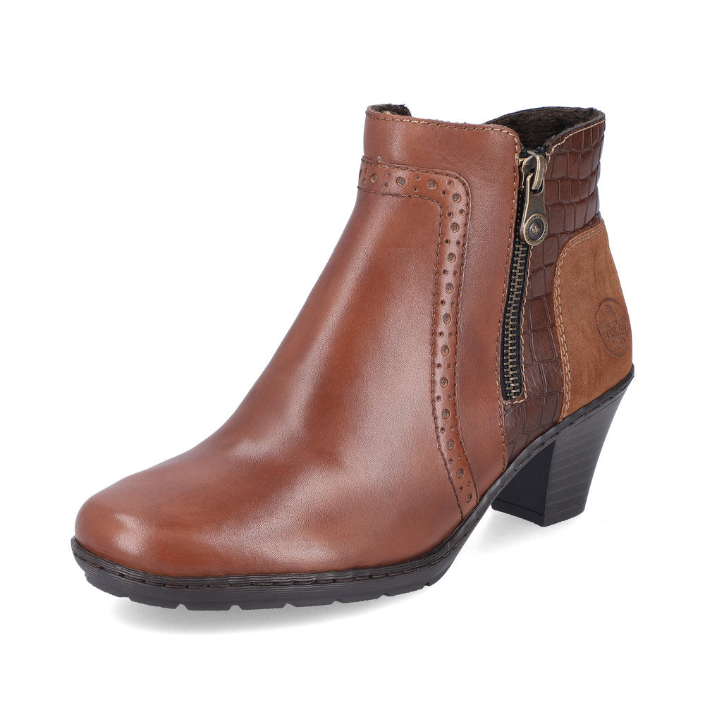 Rieker 57186-24 Addison Nutmeg/Brandy/Venison Boots