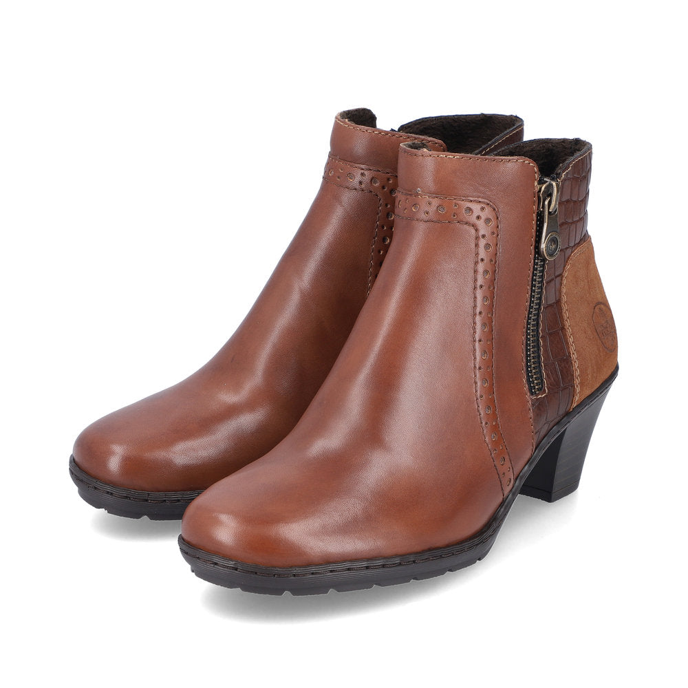 Rieker 57186-24 Addison Nutmeg/Brandy/Venison Boots
