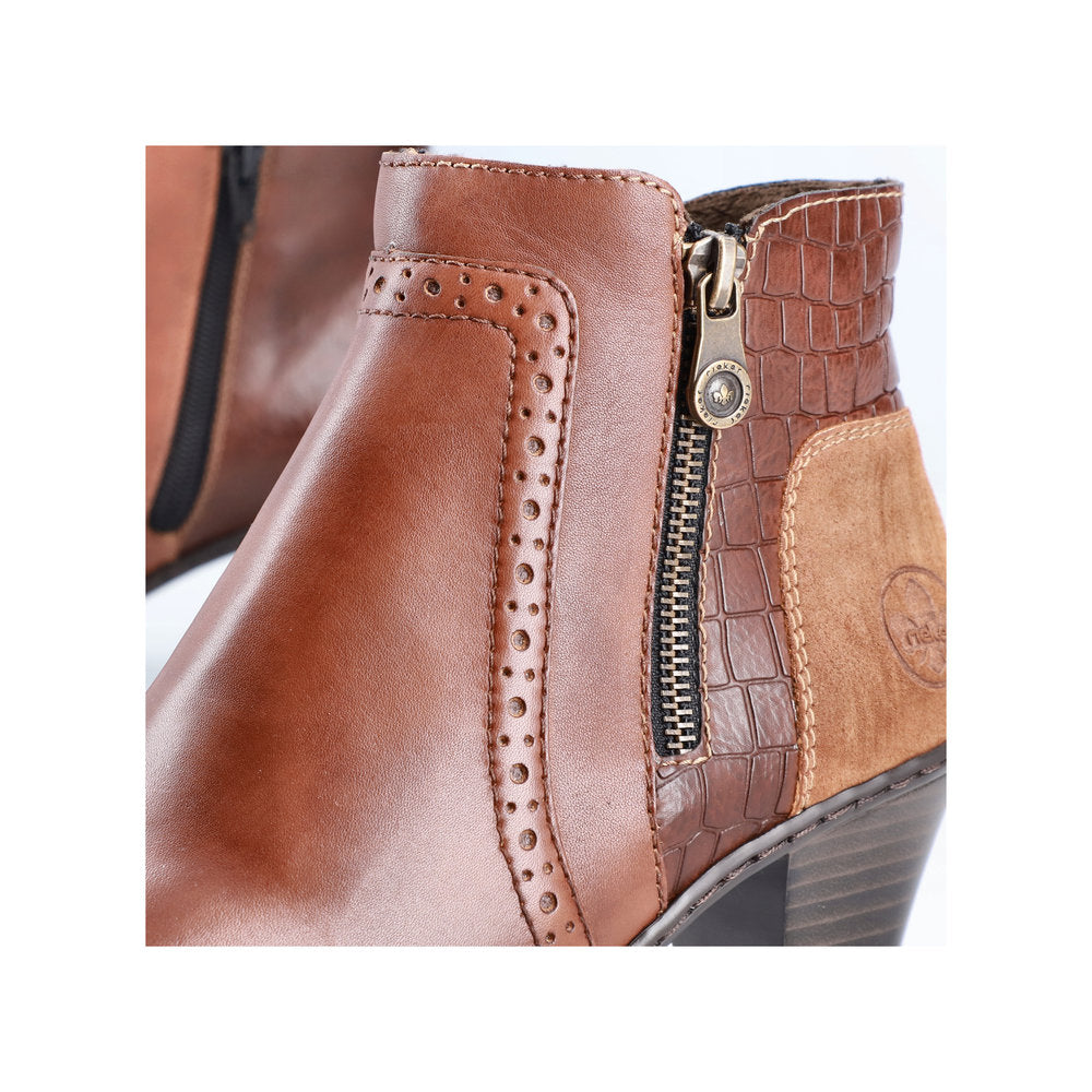 Rieker 57186-24 Addison Nutmeg/Brandy/Venison Boots