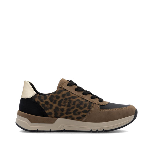 Rieker 58902-24 Wood Black Light Gold Trainers
