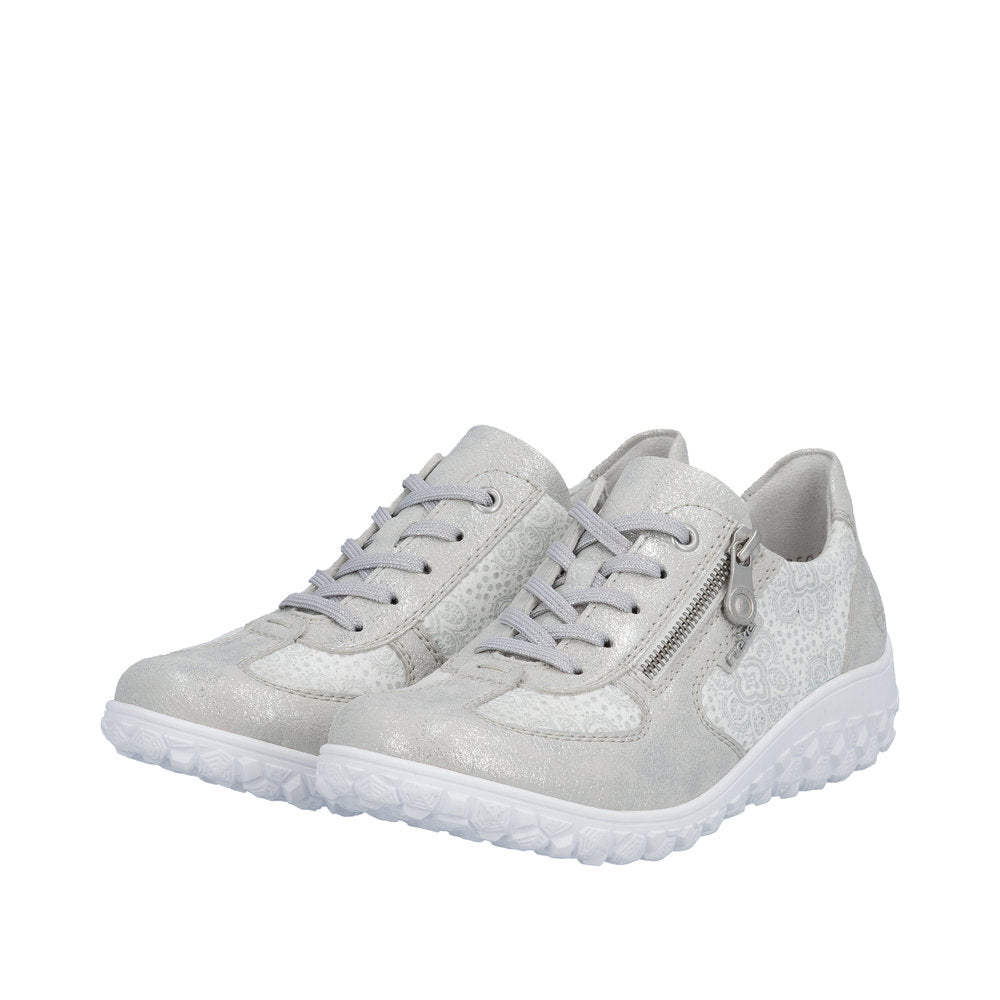 Rieker 59501-90 Fog Silver Trainers