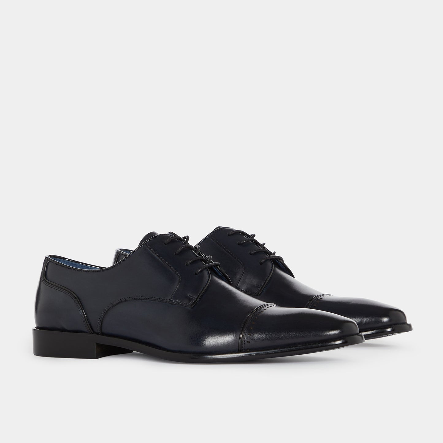 Remus Uomo Bonuci 02188 Navy Leather Derby Shoes