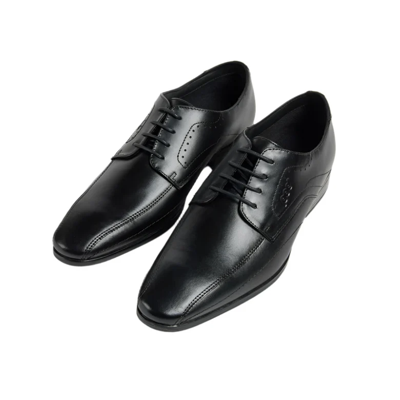 Pod Duke Black Tram Line Derby Shoe