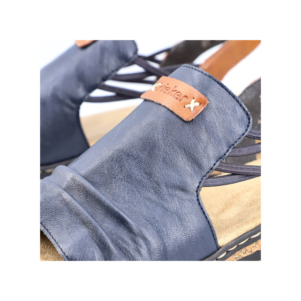 Rieker 62962-14 Pacific Blue Cayenne Sandals