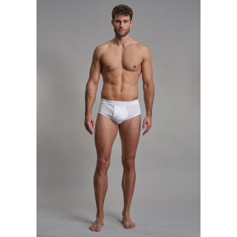 Götzburg 646415 1 White Slip Brief 2 Pack