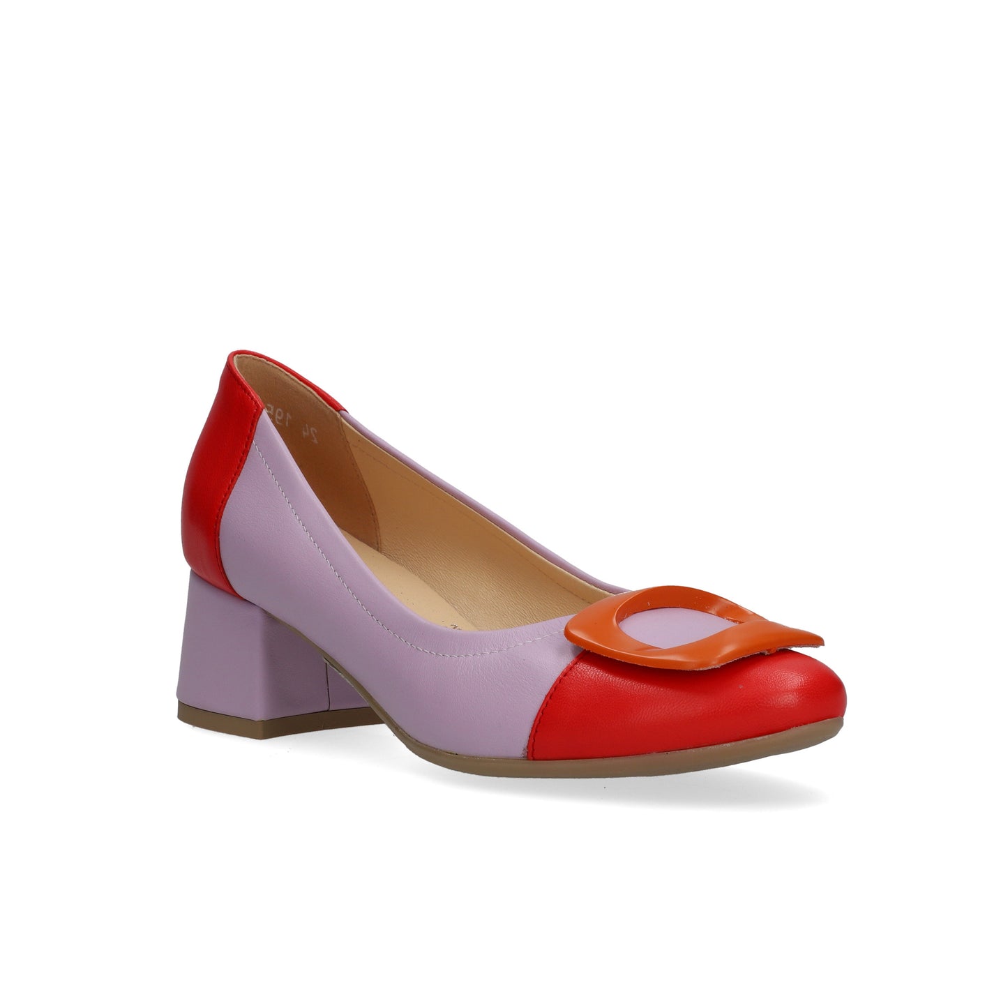 Bioeco By Arka 06631-2747+2624 Red Pink Dress Shoes