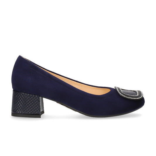 Bioeco By Arka 6641 1217+2293+2763 Navy Suede Dress Shoes