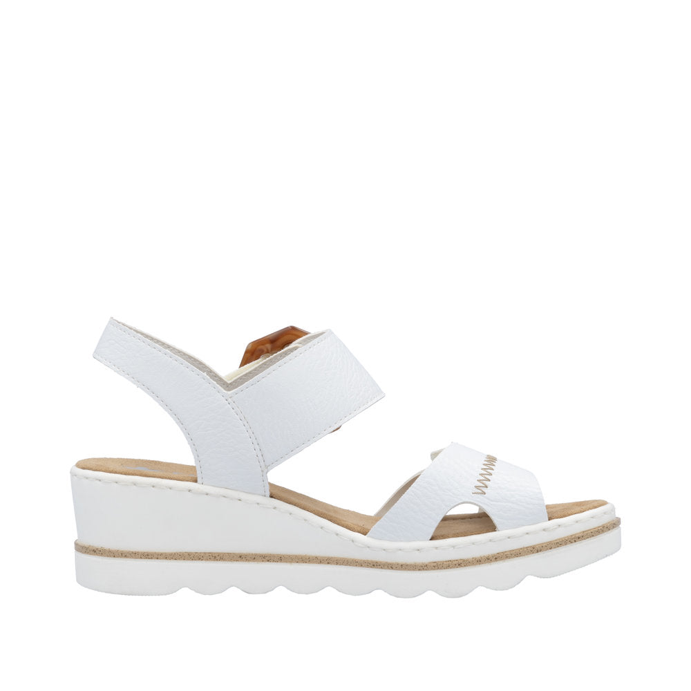 Rieker 67476-83 White Sandals