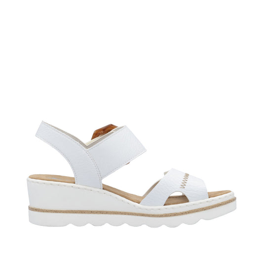 Rieker 67476-83 White Sandals