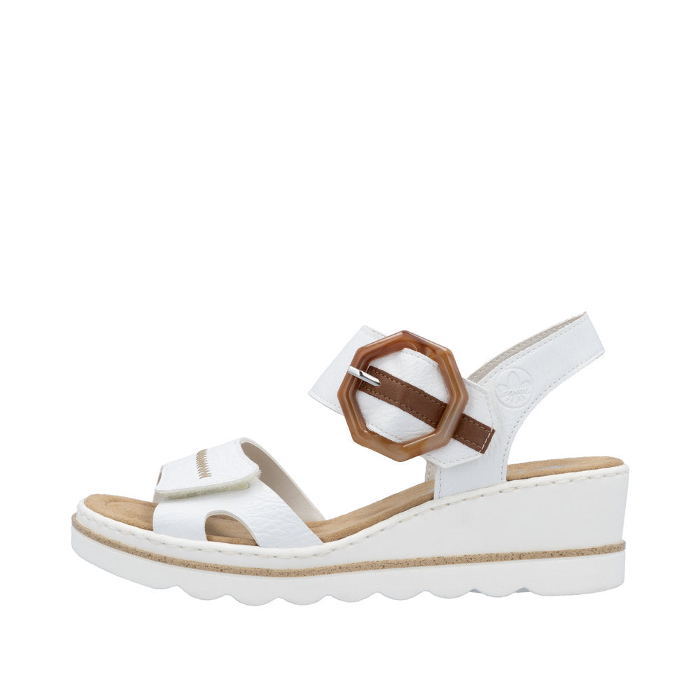 Rieker 67476-83 White Sandals