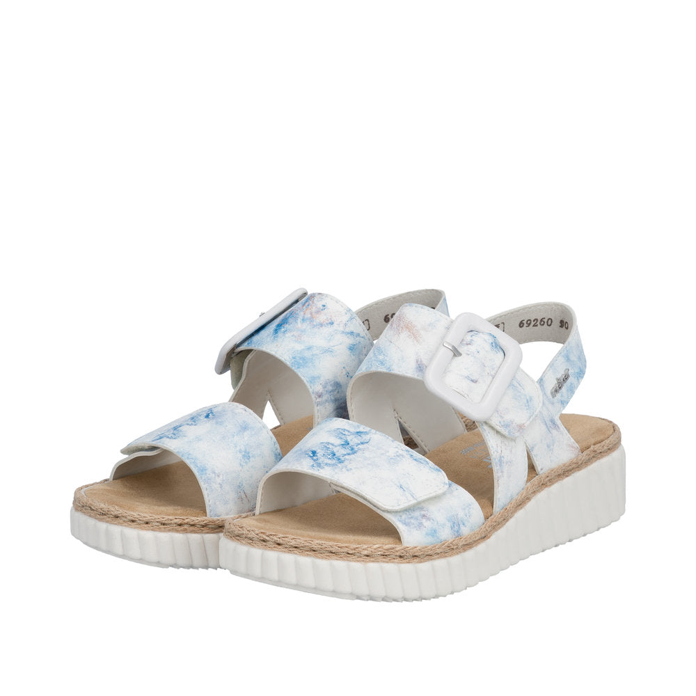 Rieker 69260-90 Blue Sandals