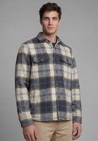Hattric 640110 8603 13 Cream Check Shacket