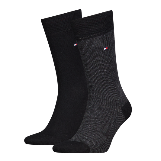 Tommy Hilfiger 701226104 002 Black 2 Pack Socks