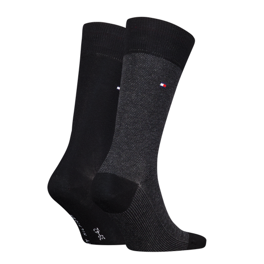 Tommy Hilfiger 701226104 002 Black 2 Pack Socks