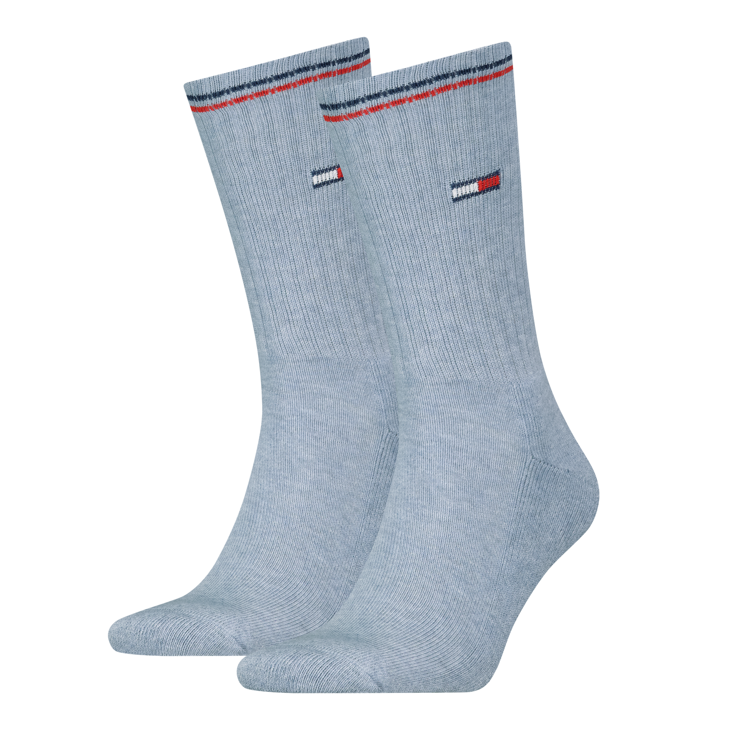 Tommy Hilfiger 701228176 004 Light Blue Melange 2 Pack Socks
