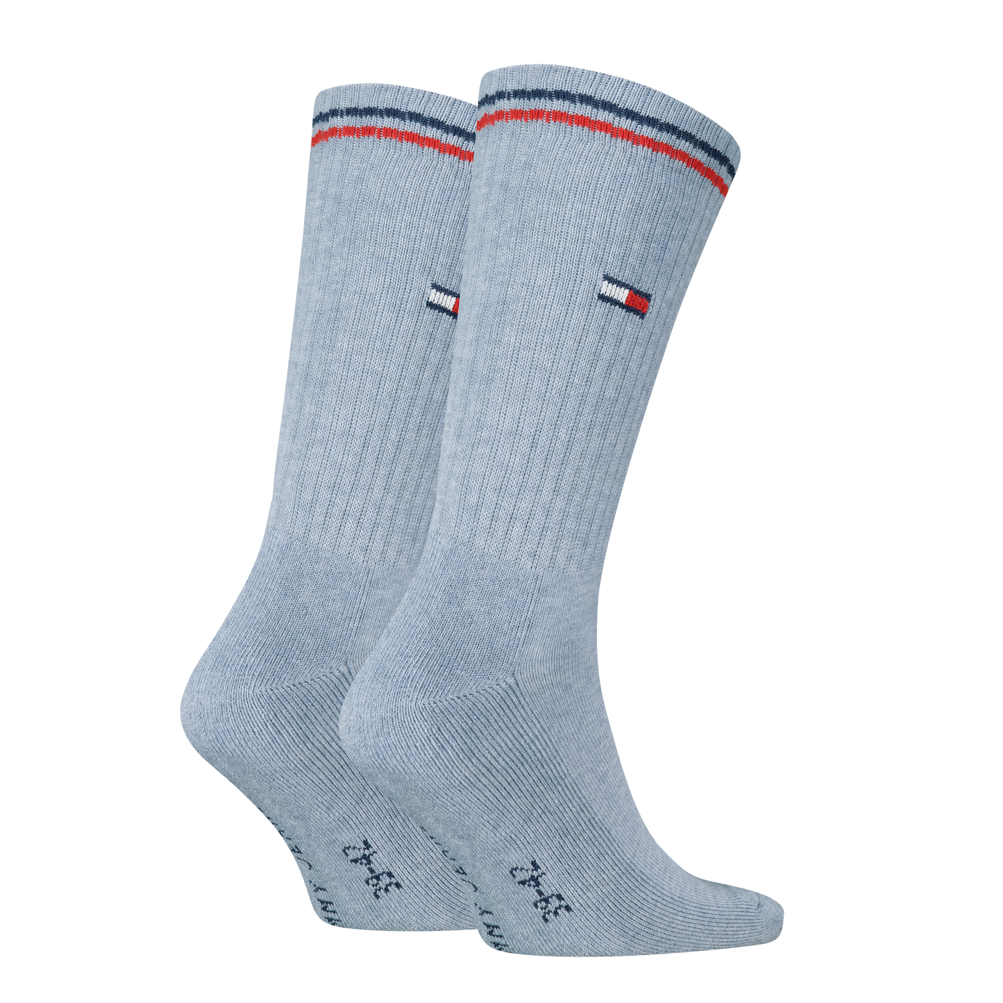 Tommy Hilfiger 701228176 004 Light Blue Melange 2 Pack Socks