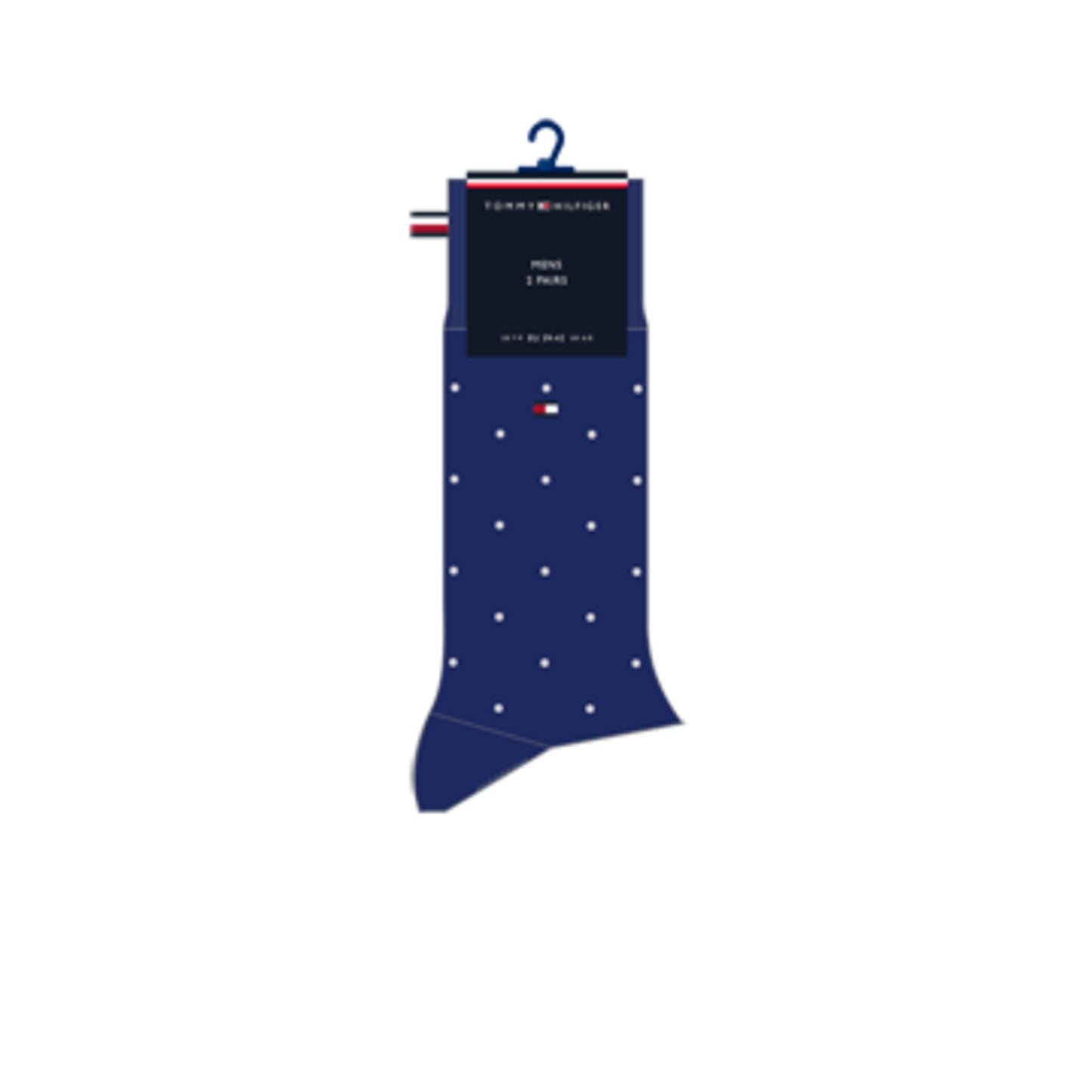 Tommy Hilfiger 701230780 008 Deep Blue 2 Pack Dot Socks
