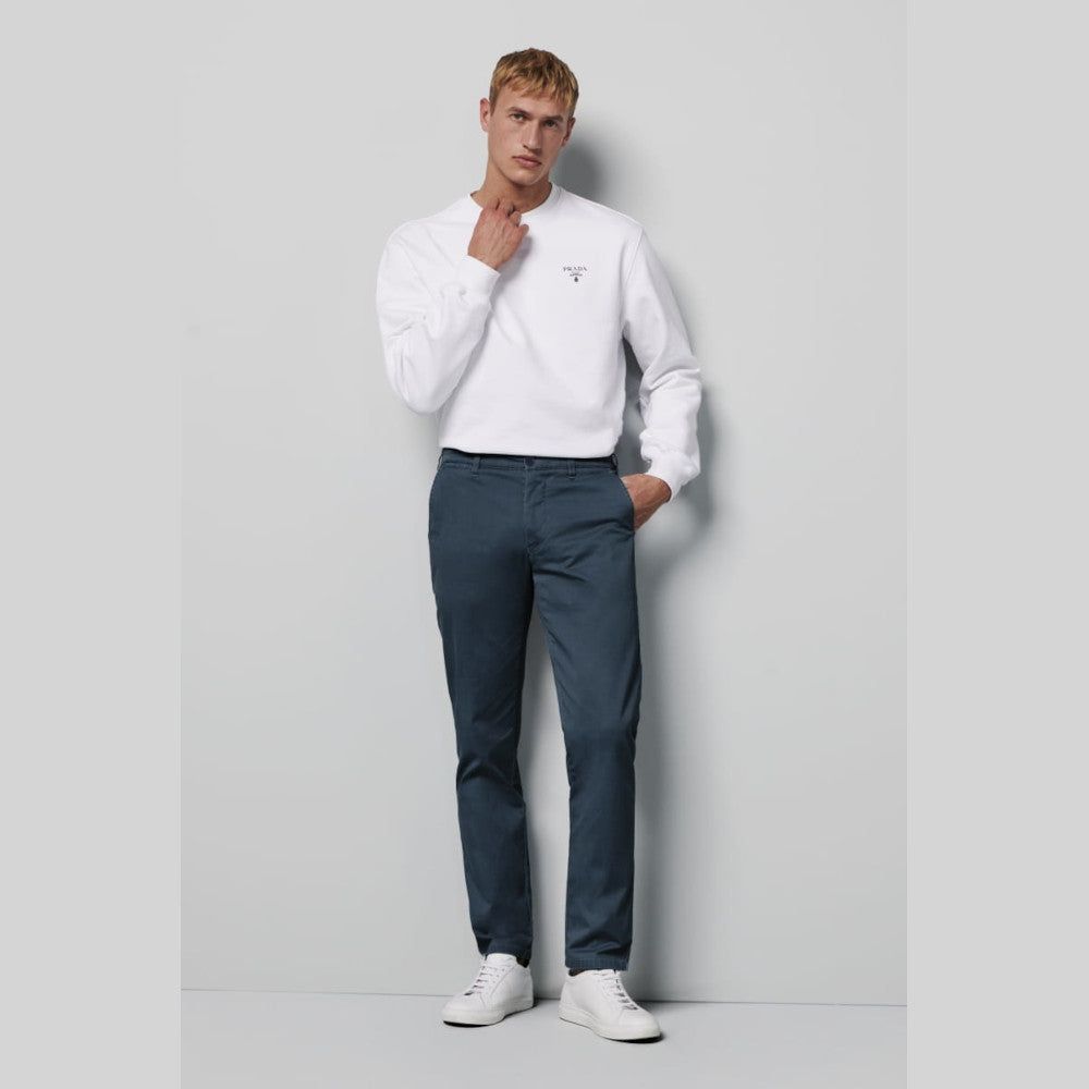 M5 By Meyer 6001 15 Blue Casual Cotton Chinos