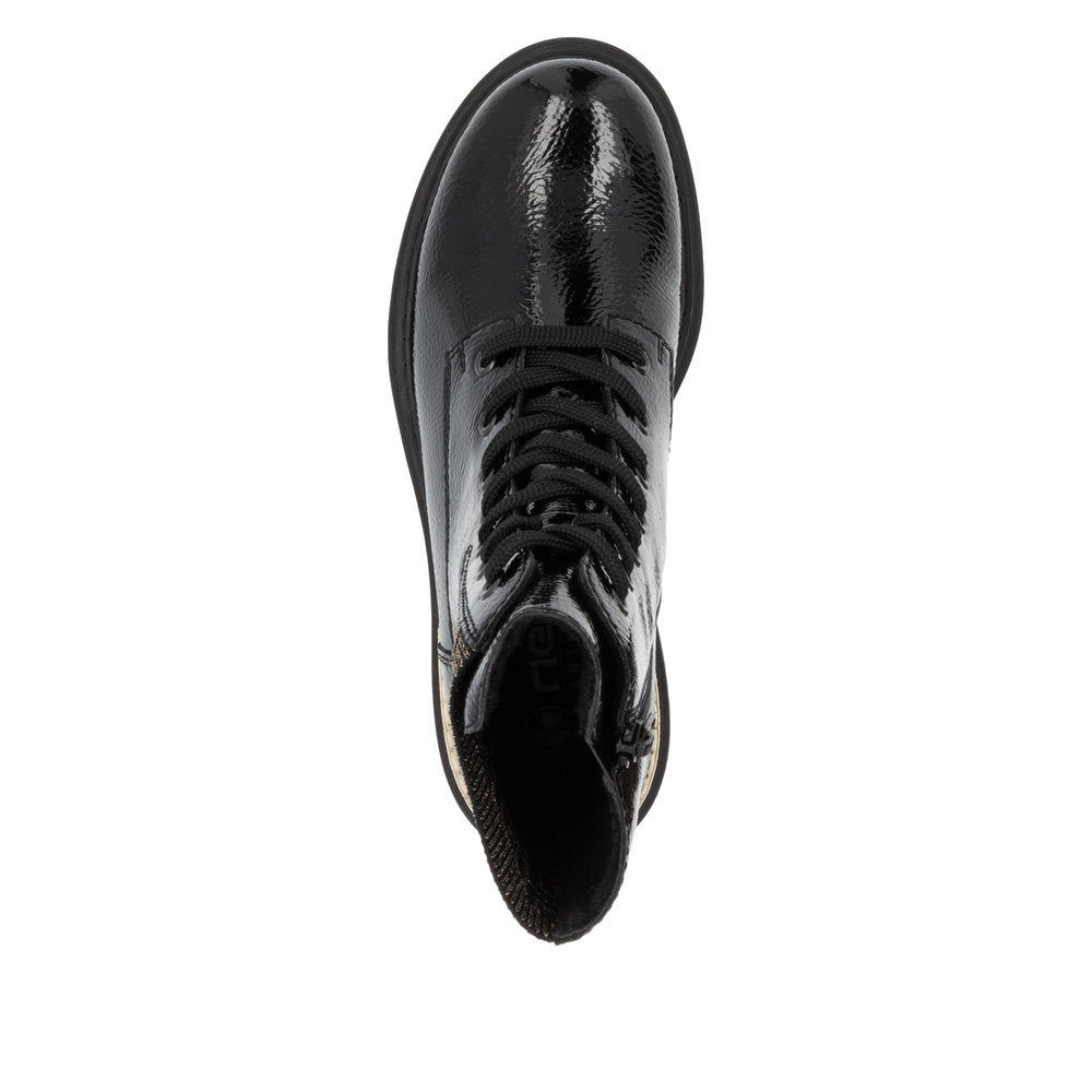 Rieker 72607-00 Black Gold Boots