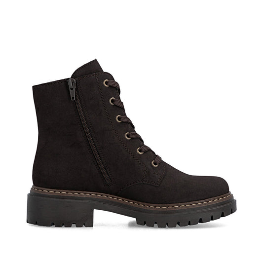 Rieker 72617-25 Brown Mid Height Boots