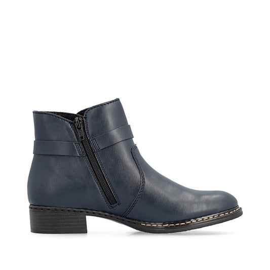 Rieker 73487-14 Blue Mid Height Boots