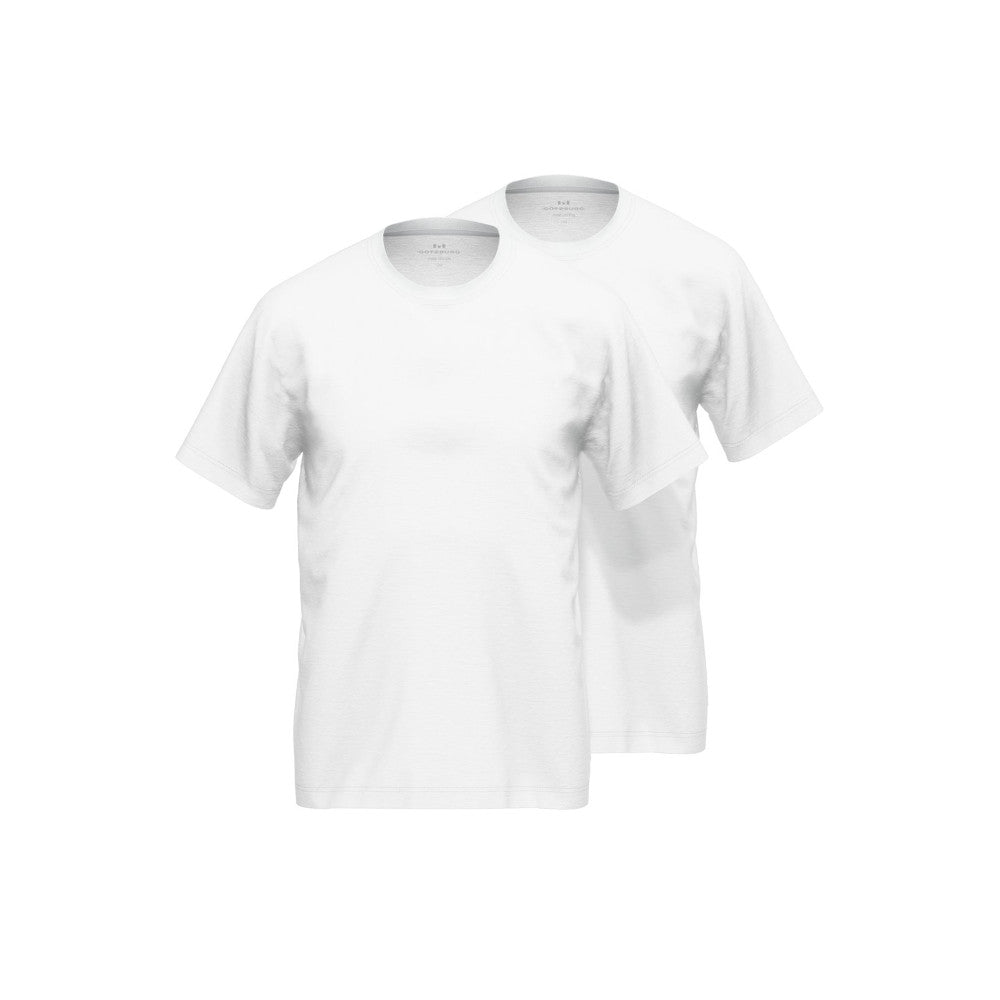 Götzburg 741274 1 White Round Neck T-Shirt 2 Pack