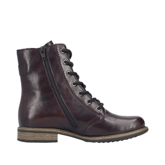 Rieker 74802-35 Black Red Boots